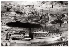 Aerial view of the Mosque of Muhammad Ali Pasha, Cairo, Egypt, from a Zeppelin, 1931 (1933)