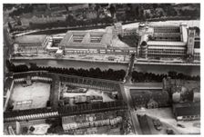 Aerial view of the Deutsches Museum, Munich, Germany, from a Zeppelin, c1931 (1933)