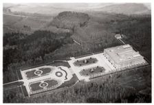 Aerial view of the Herrenchiemsee Palace, Bavaria, Germany, from a Zeppelin, c1931 (1933)