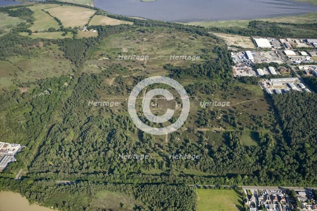 Aerial view of the Royal Navy Cordite Factory, Holton Heath, Dorset, 2010. Artist: Historic England Staff Photographer.