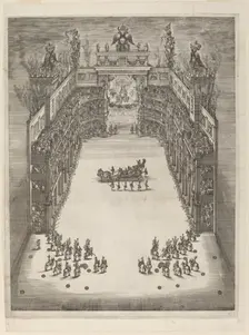 Aerial View of Theatre, 1652. Creator: Stefano della Bella
