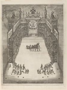 Aerial View of Theatre, 1652. Creator: Stefano della Bella