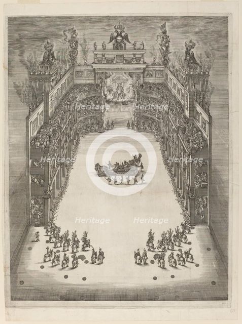 Aerial View of Theatre, 1652. Creator: Stefano della Bella.