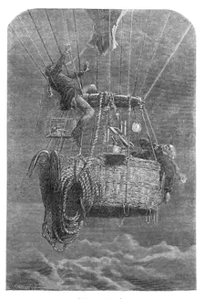 "Aerial Voyages", 1870. Creator: C Laplante
