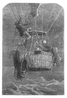 "Aerial Voyages", 1870. Creator: C Laplante