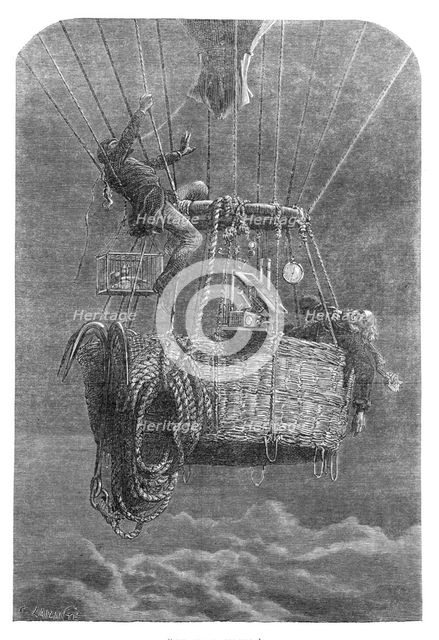 "Aerial Voyages", 1870. Creator: C Laplante.