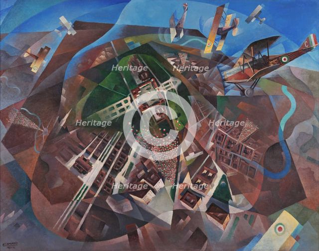 Aeropittura, 1933. Creator: Ambrosi, Alfredo (1901-1945).