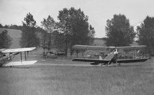 Aeroplane at the Oxford Speed Trials, c1930. Artist: Bill Brunell