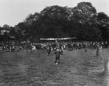Aeroplane landed in Regent's Park, London, September 1920. Artist: Aerofilms