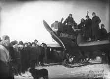 Aerosleds on the Ob, 1880. Creator: GP Putintsev