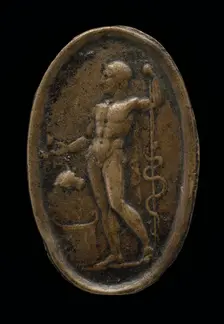 Aesculapius, 15th century. Creator: Unknown
