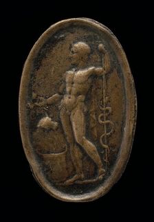 Aesculapius, 15th century. Creator: Unknown