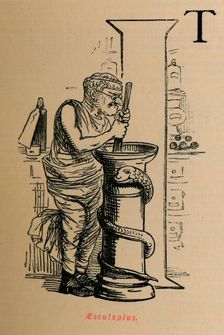 Aesculapius 1852. Artist: John Leech