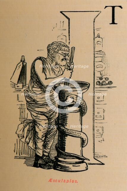 'Aesculapius', 1852. Artist: John Leech.