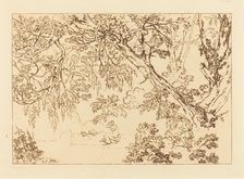 Aesacus and Hesperie, published 1816. Creator: JMW Turner