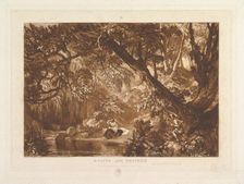 Aesacus and Hesperie, Vide Ovid Metamorphosis, Book XI (Liber Studiorum, part X..., January 1, 1819. Creator: JMW Turner