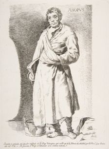 Aesop (Aesopus), from Etchings after Velazquez, 1778. Creator: Francisco Goya