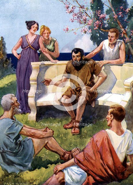 Aesop, Greek fabulist, c1900. Artist: Unknown