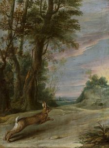Aesop's fable of the hare and the tortoise, between 1600 and 1657. Creator: Frans Snyders