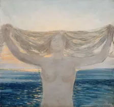 Aftenbrisen, (Evening Breeze), probably 1900. Creator: Christian Krohg