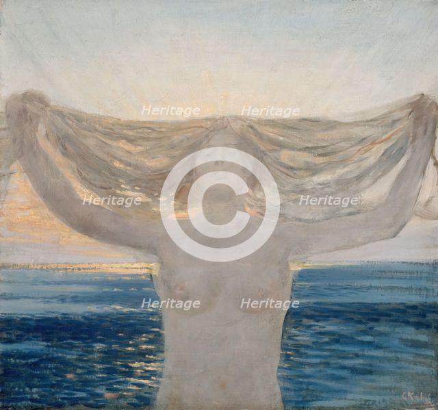 Aftenbrisen, (Evening Breeze), probably 1900. Creator: Christian Krohg.