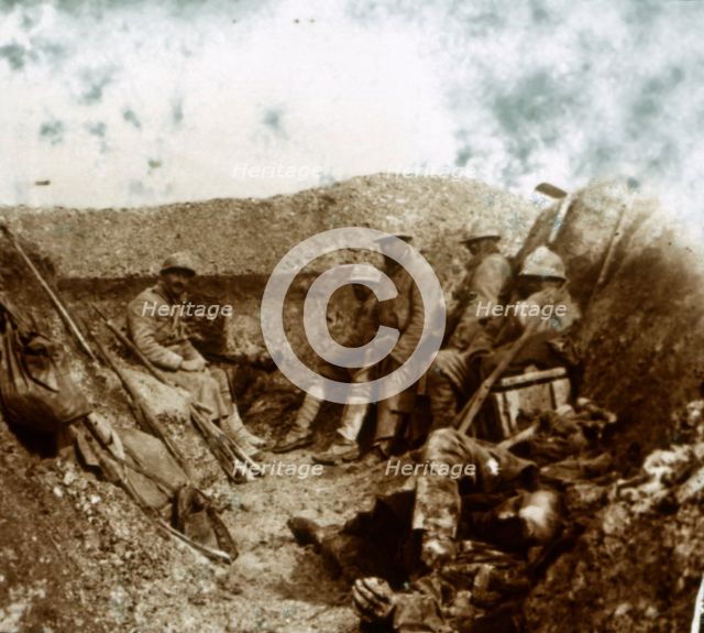 After counter-attack, c1914-c1918. Artist: Unknown.