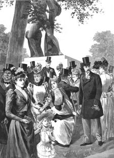 'After Church - Hyde Park on Sunday Morning 1890. Creator: Unknown