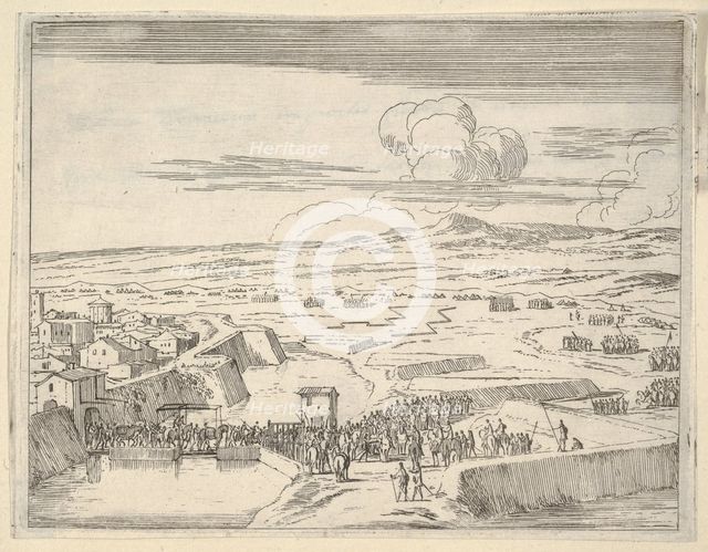 After a Few Days of Siege with the French Army, Francesco I d'Este Takes Prossession of Mo..., 1659. Creator: Bartolomeo Fenice.