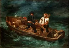 After a Shipwreck 1847. Artist: Eugène Delacroix