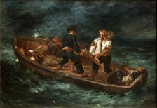 After a Shipwreck 1847. Artist: Eugène Delacroix