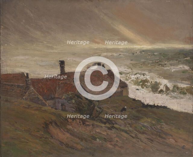 After a shipwreck, c1905. Creator: Edmond de Palezieux.