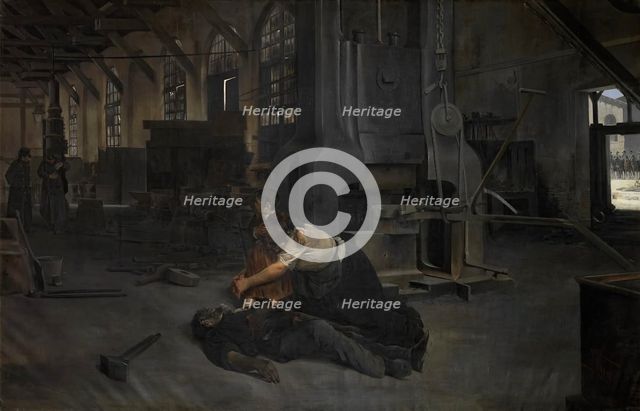 After a Strike, 1895. Creator: José María Uria Uria.