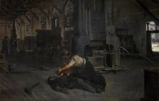 After a Strike, 1895. Creator: José María Uria Uria