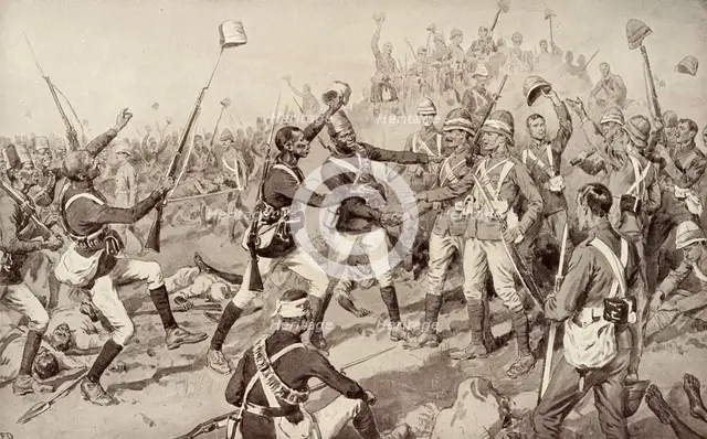 'After Atbara: Brothers in Arms', 1898, (c1900).  Creator: F. D..