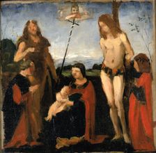 After Boltraffio, "Sacra Conversazione", 1878-1882. Creator: Kenyon Cox