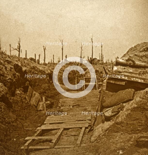 After bombardment, c1914-c1918. Artist: Unknown.