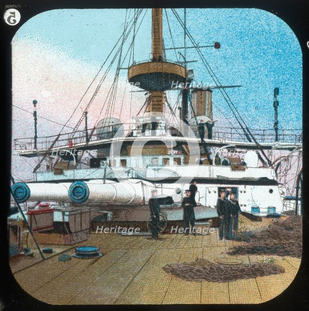 'After Barbette -- H.M.S. Revenger', c1900. Creator: Unknown.