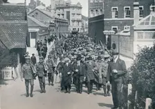 After England declared War: German Reservists, who were arrested, c1914