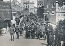 After England declared War: German Reservists, who were arrested, c1914
