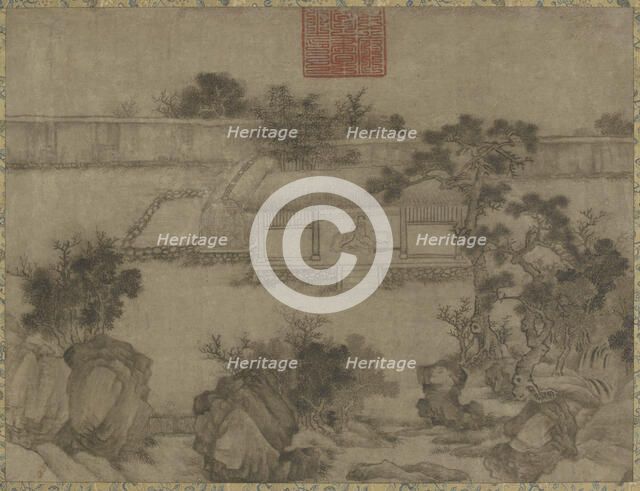 After Lu Hong's "Thatched Hut", Ming and Qing dynasties, 17th century. Creator: Unknown.