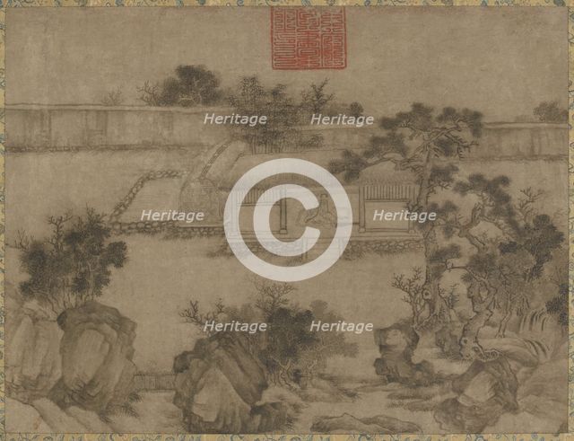 After Lu Hong's "Thatched Hut", Ming and Qing dynasties, 17th century. Creator: Unknown.