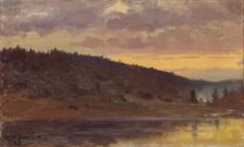After Sunset, 1887. Creator: Eero Jarnefelt