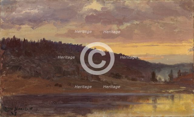 After Sunset, 1887. Creator: Eero Jarnefelt.