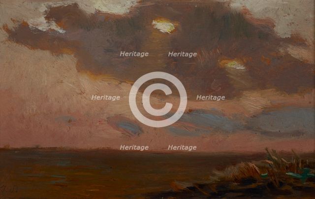After Sunset, 1906. Creator: Jan Stanislawski.