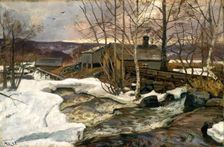 After Sunset, Mesna, 1888. Creator: Fredrik Jonas Lucian Botfield Collett