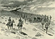 After Paardeberg: Boer Prisoners on the March (1901). Creator: Unknown