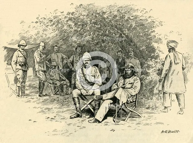 'After Paardeberg: General Cronje A Prisoner', February 1900, (c1900).  Creator: A.E. Huitt.