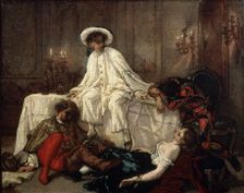 After the Masquerade 1850s. Artist: Thomas Couture
