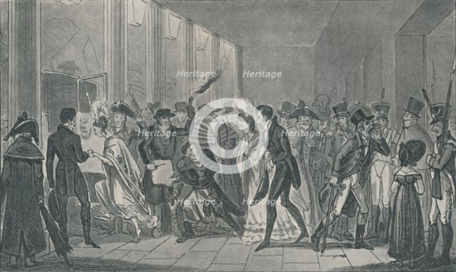 'After the Opera, 1821', (1920). Artists: Isaac Robert Cruikshank, George Cruikshank.