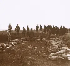 After the attack, Dompierre, Northern France, c1914-c1918